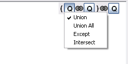 Select uniting operator